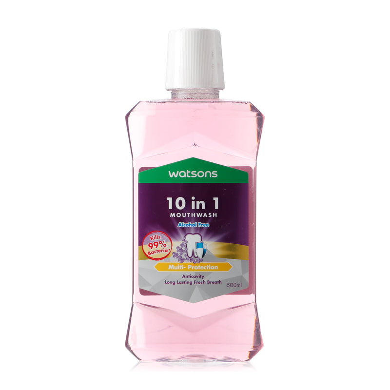 Watsons 10-in-1 Mouthwash 500ml