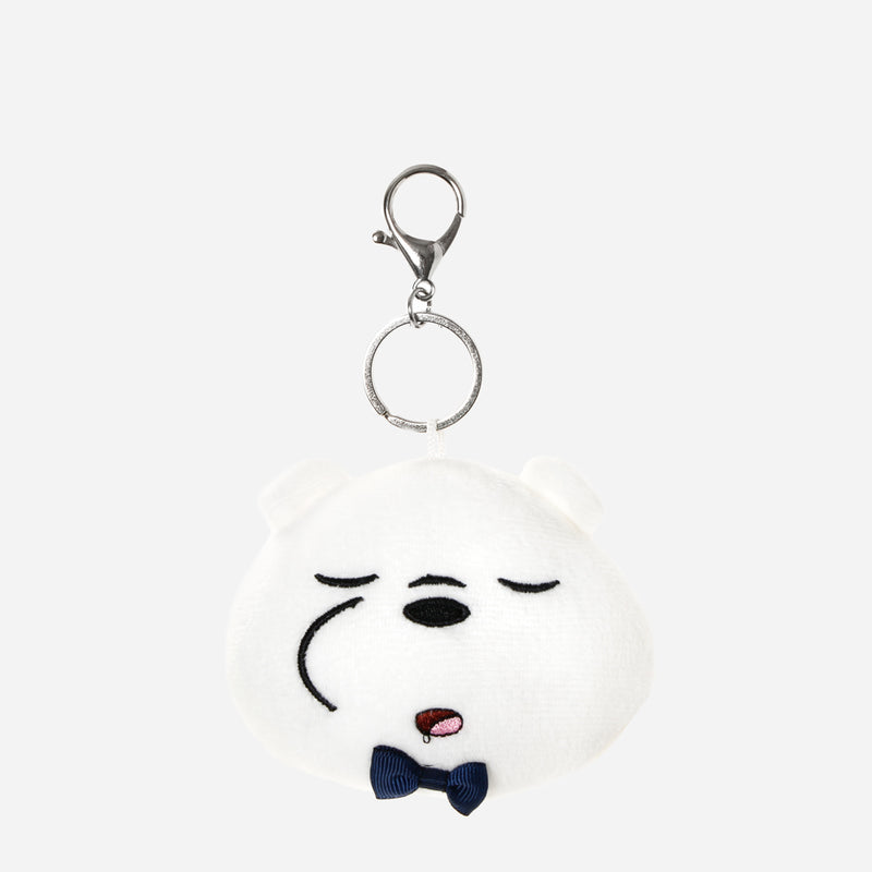 We Bare Bears Ice Bear Plush Keychain