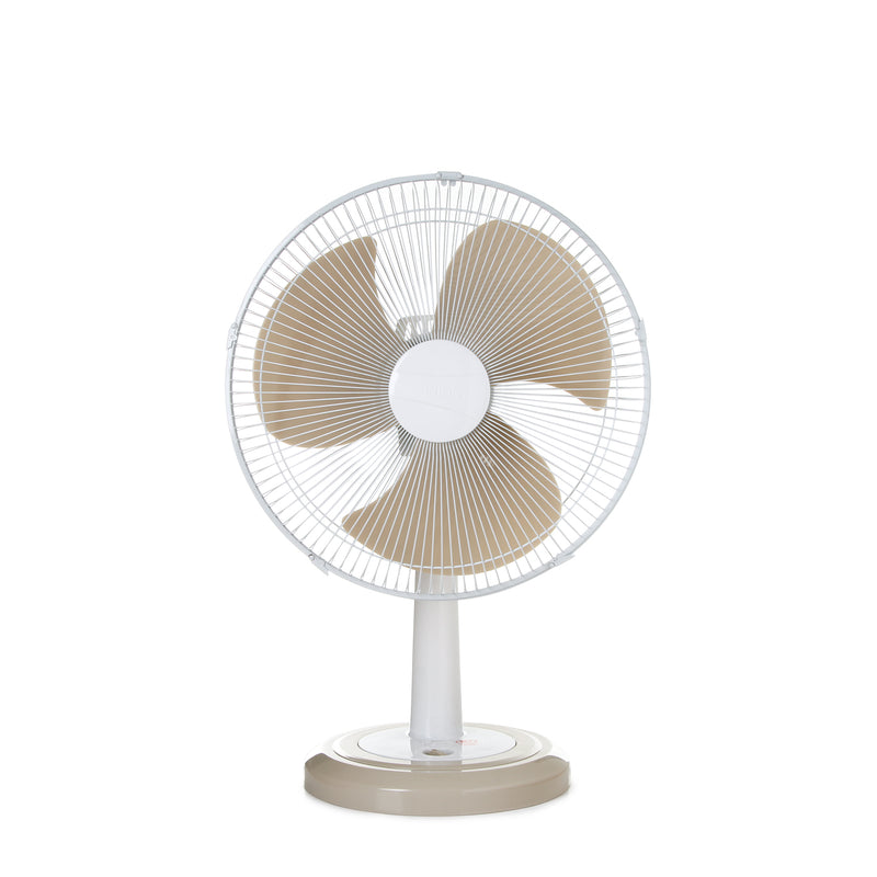 Union Desk Fan with Mobile Phone Charger 16-in. UGB-DF1621 - Beige