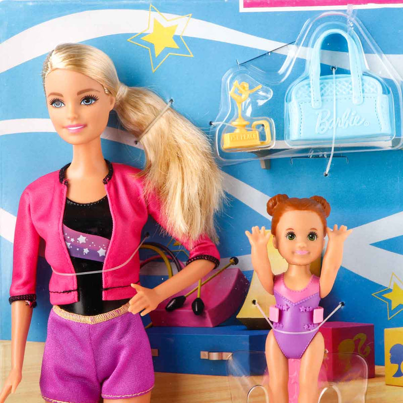 Barbie Gymnastics Coach Doll and Playset