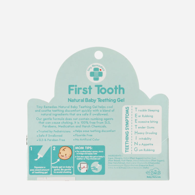 Tiny Buds First Tooth Natural Baby Teething Gel 20g