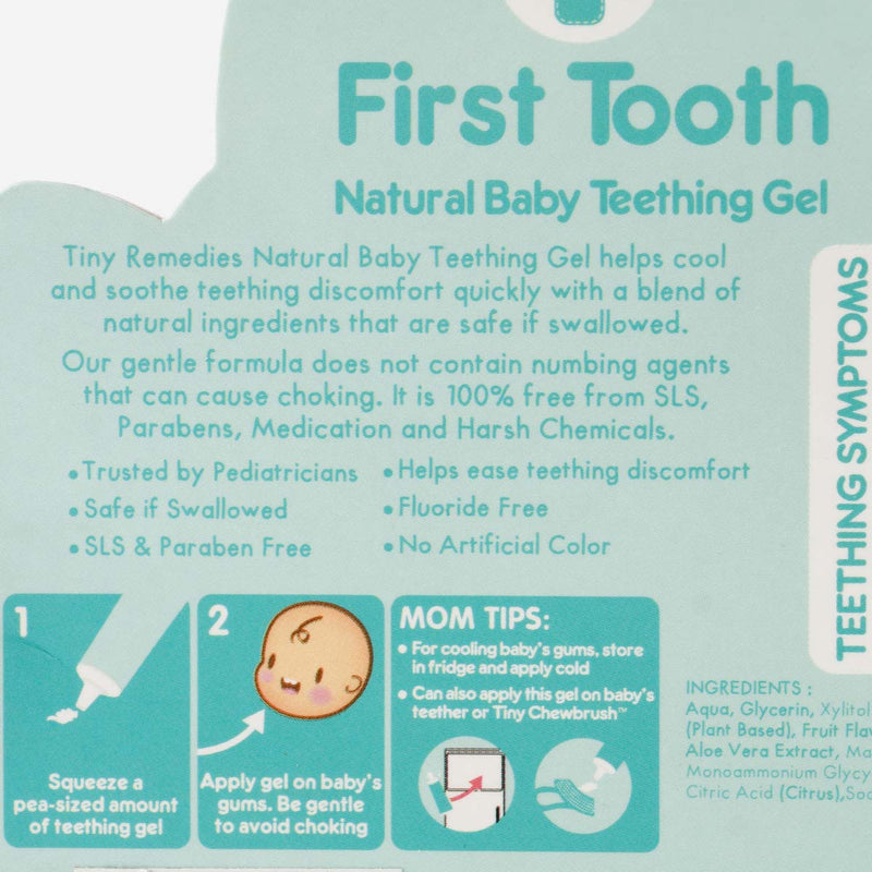 Tiny Buds First Tooth Natural Baby Teething Gel 20g