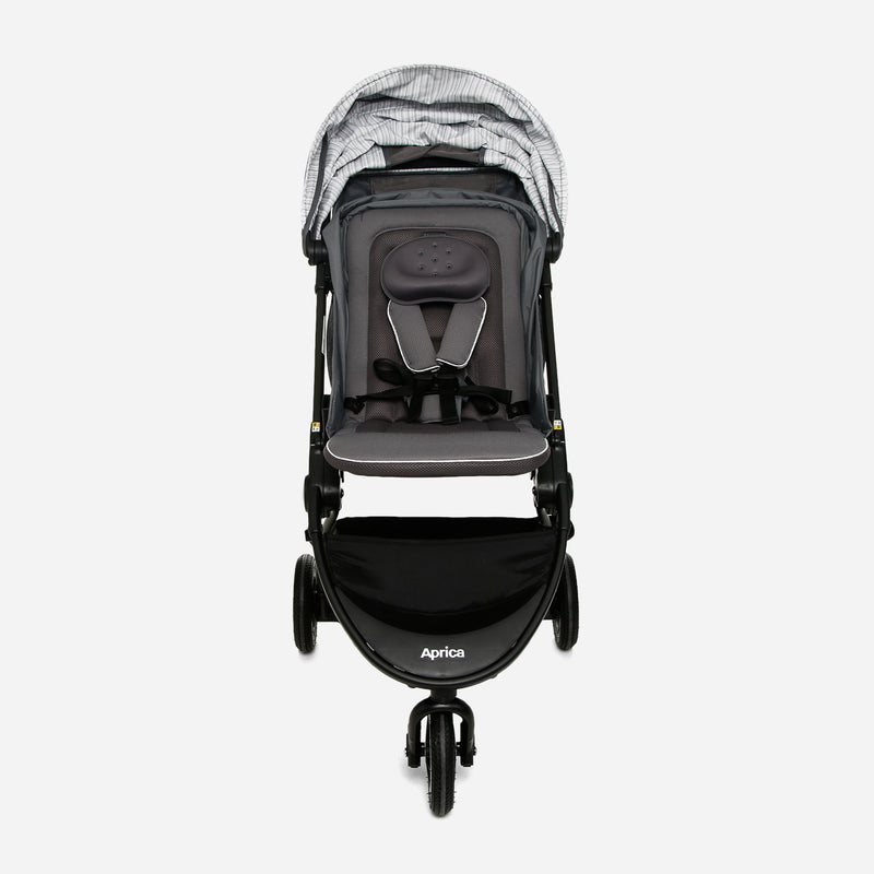 Aprica Easy Buggy Three-Wheel Stroller _ Gray