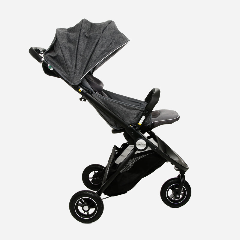 Aprica Easy Buggy Three-Wheel Stroller _ Gray