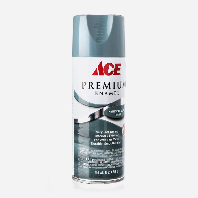 Ace Hardware Premium Enamel Spray Paint 340g _ High Seas Blue