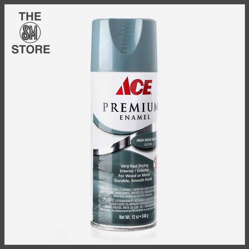 Ace Hardware Premium Enamel Spray Paint 340g _ High Seas Blue