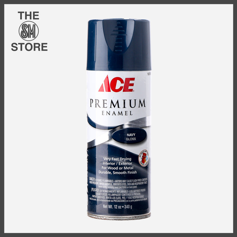 Ace Hardware Premium Enamel Spray Paint 340g _ Navy