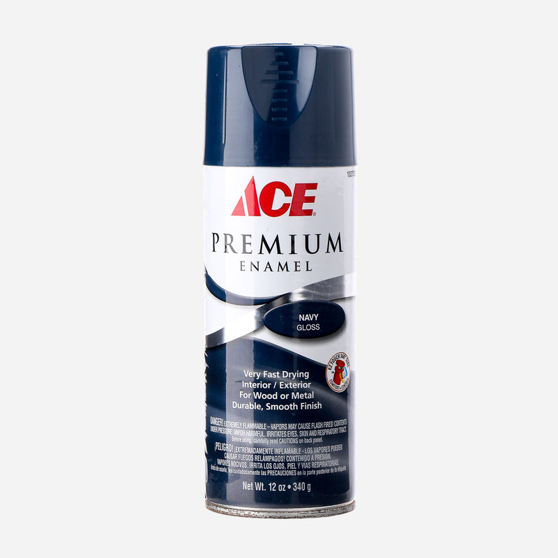 Ace Hardware Premium Enamel Spray Paint 340g _ Navy