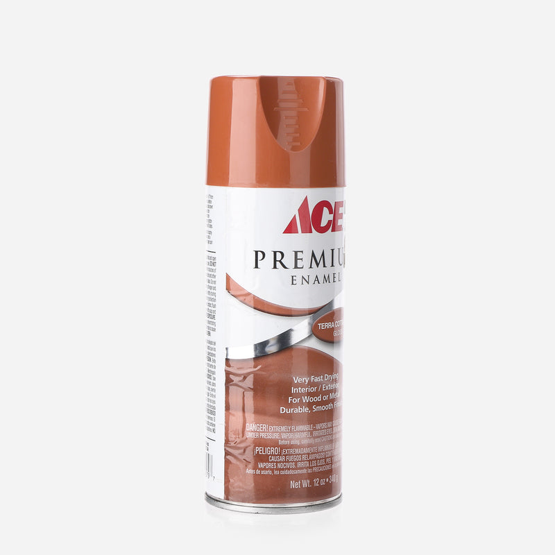 Ace Hardware Premium Enamel Spray Paint 340g _ Terra Cotta