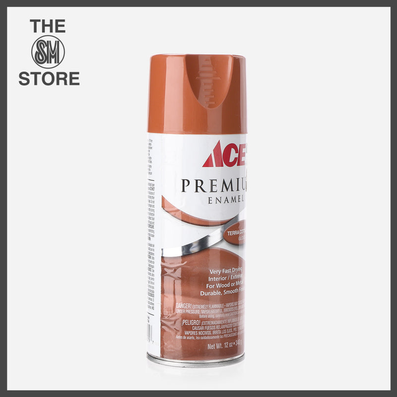 Ace Hardware Premium Enamel Spray Paint 340g _ Terra Cotta