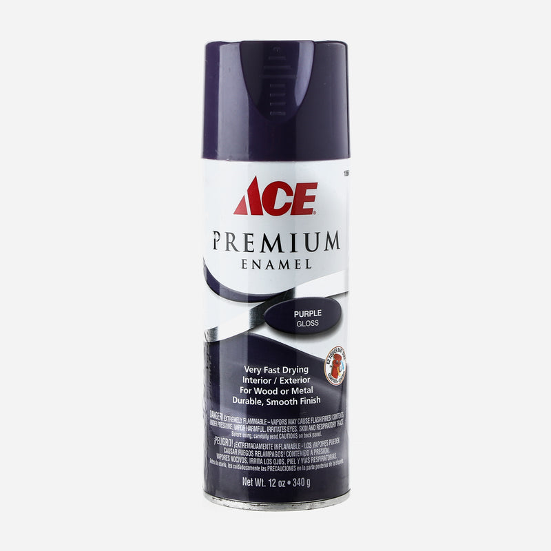 Ace Hardware Premium Enamel Spray Paint 340g _ Purple Gloss