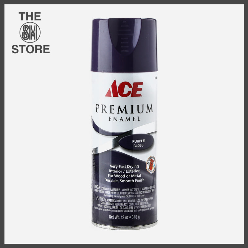 Ace Hardware Premium Enamel Spray Paint 340g _ Purple Gloss