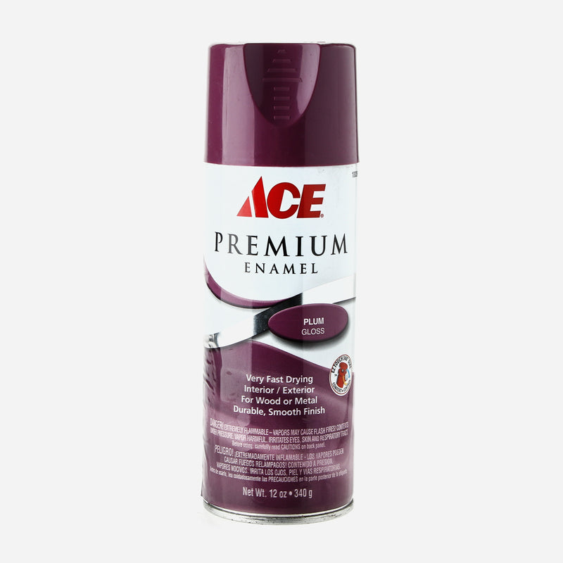 Ace Hardware Premium Enamel Spray Paint 340g _ Plum Gloss