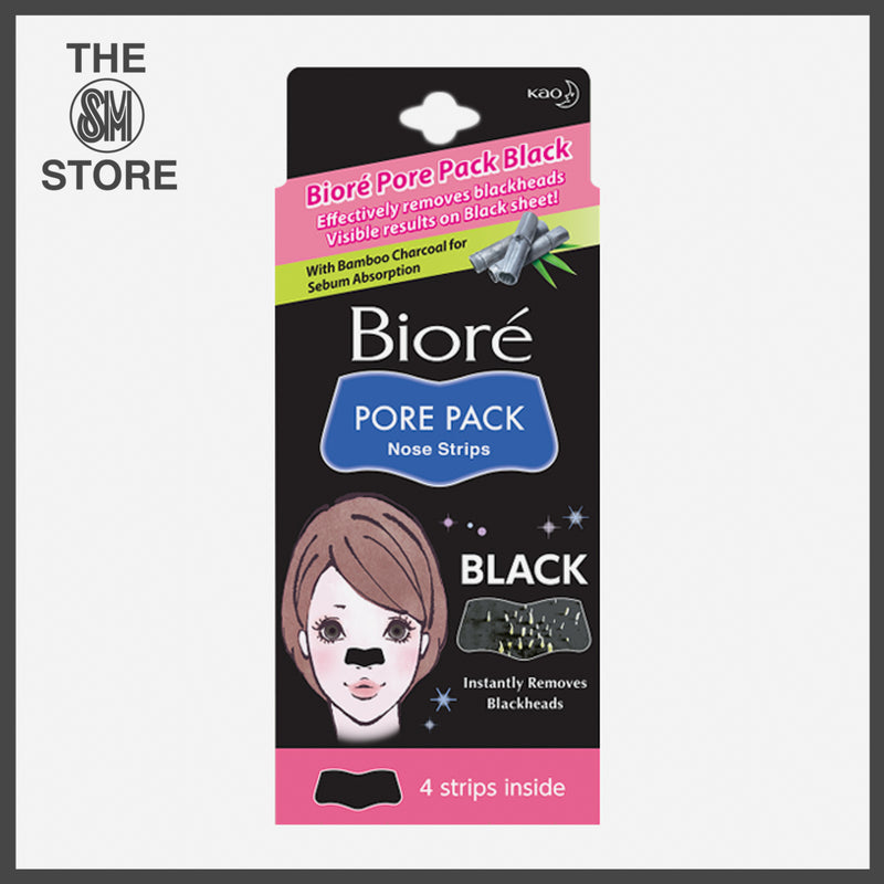 Biore 4-Pack Pore Pack Black Nose Strips