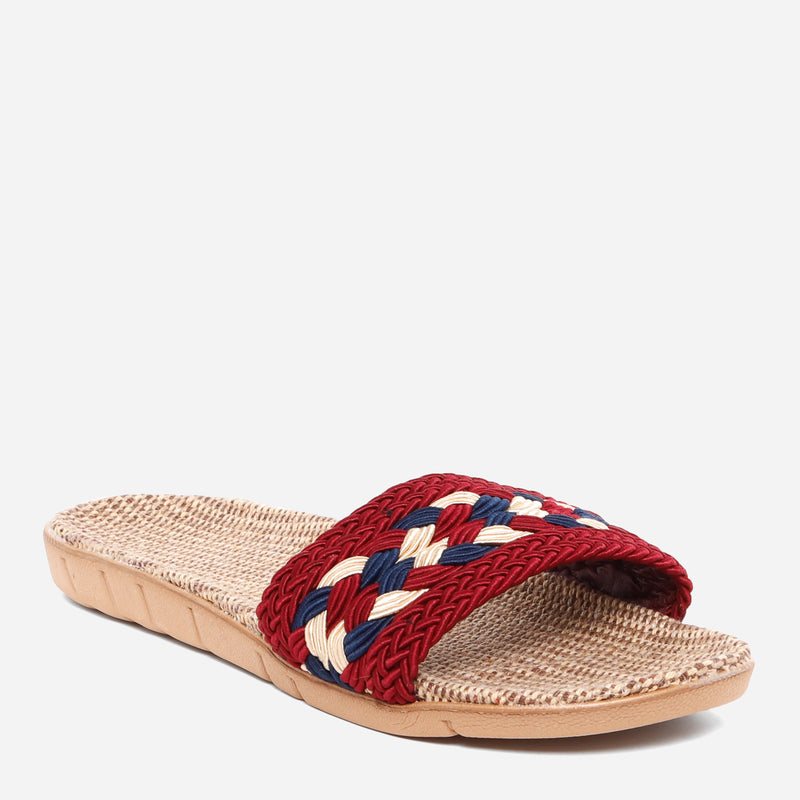 SLIDESNATI/MAROO/M/NODIM KULTURA NATIVE BRAIDED SLIDES