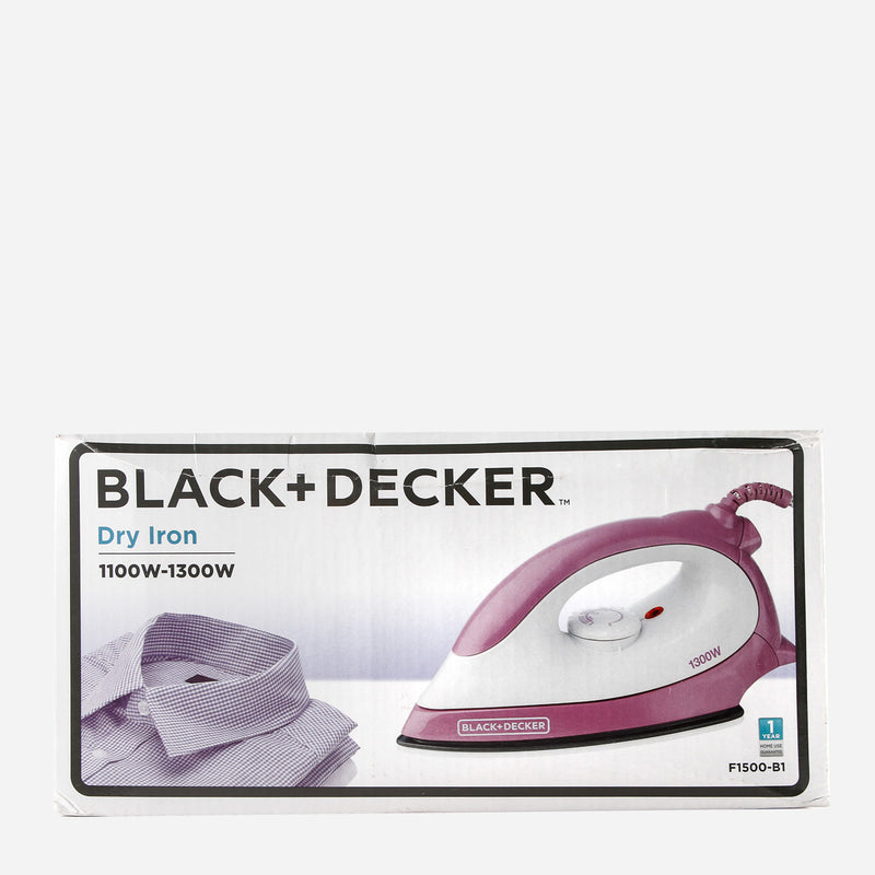 Black and Decker Dry Iron F1500-B1