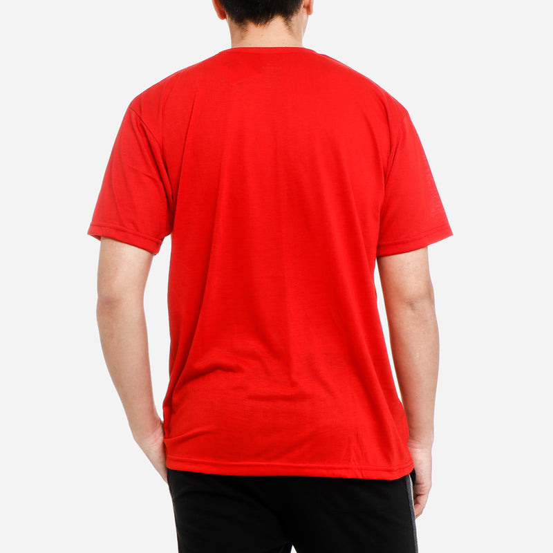 MENSLWCSTR/RED/L/NODIM KAMISA BY KULTURA MENS GRAPHIC TEE