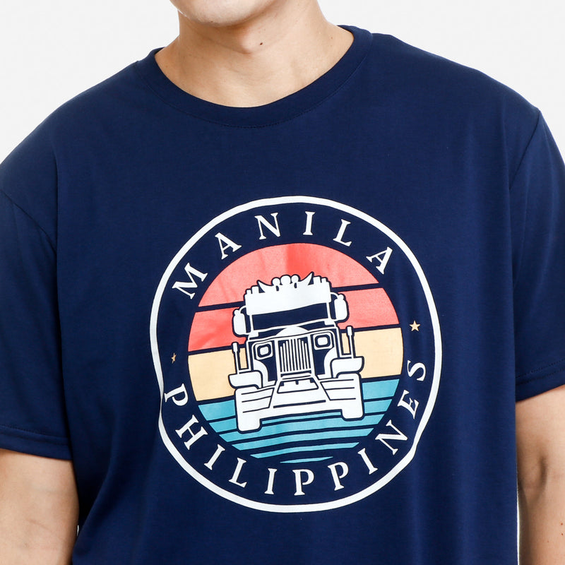 MENSCLRTSJ/BLUE/S/NODIM KAMISA BY KULTURA JEEPNEY GRAPHIC TEE