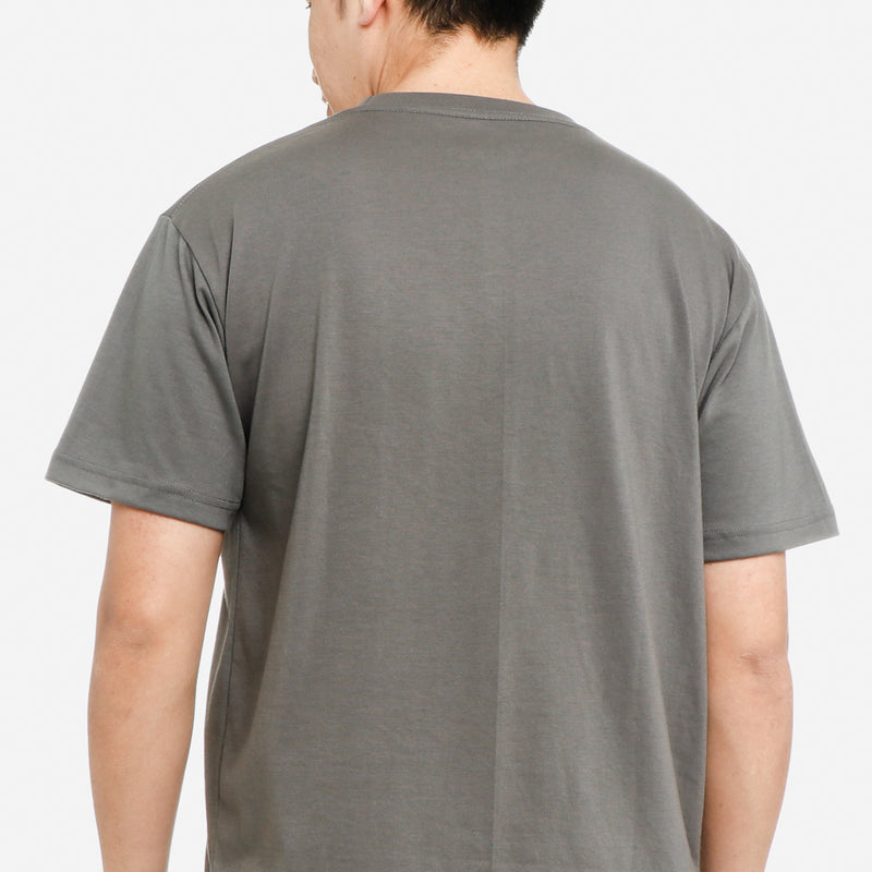 MENSCLRTSL/GRAY/L/NODIM KAMISA BY KULTURA GRAPHIC TEE