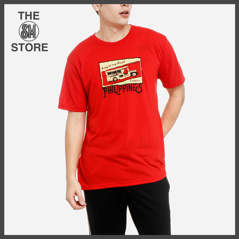 MENSLWCSTR/RED/XL/NODIM KAMISA BY KULTURA MENS GRAPHIC TEE