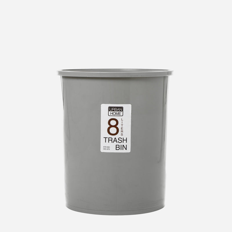 Urban Home Trash Bin without Cover 8L _ Gray