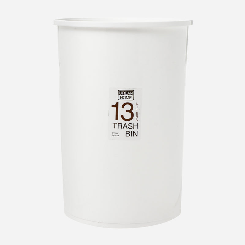 Urban Home Trash Bin without Cover 13L _ White