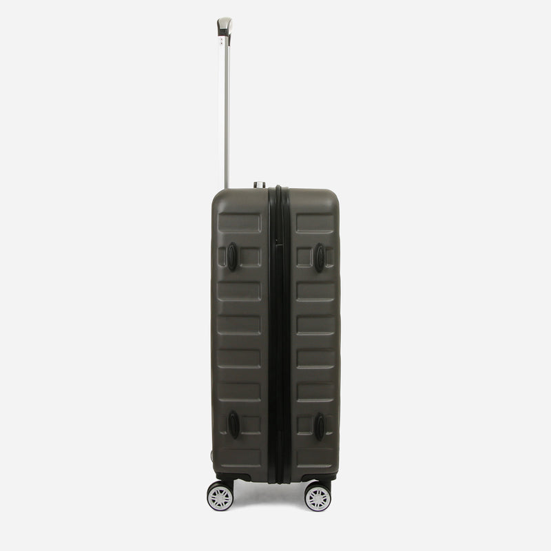 Travel Basic KX Easton 24-Inch Medium Hard Case Luggage in Gray