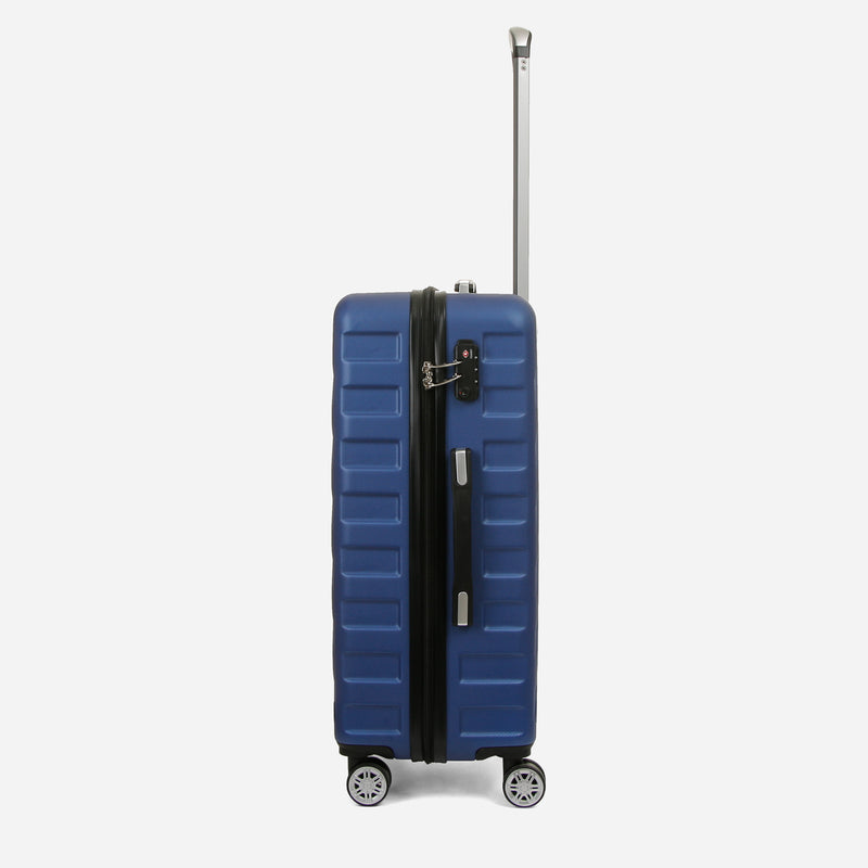 Travel Basic KX Easton 24-Inch Medium Hard Case Luggage in Blue