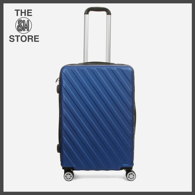 Travel Basic KX Easton 24-Inch Medium Hard Case Luggage in Blue