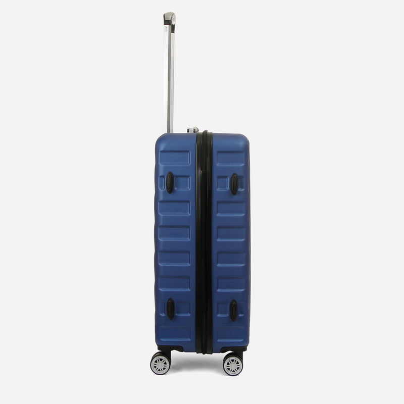 Travel Basic KX Easton 24-Inch Medium Hard Case Luggage in Blue