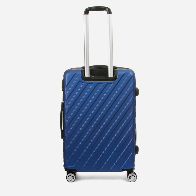 Travel Basic KX Easton 24-Inch Medium Hard Case Luggage in Blue