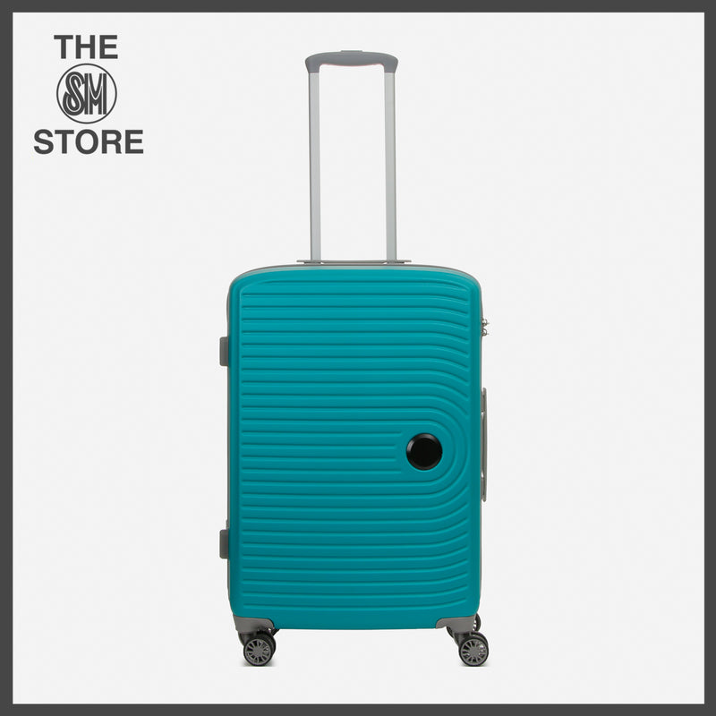 Travel Basic KX Hail 24-Inch Medium Hard Case Luggage in Teal Blue