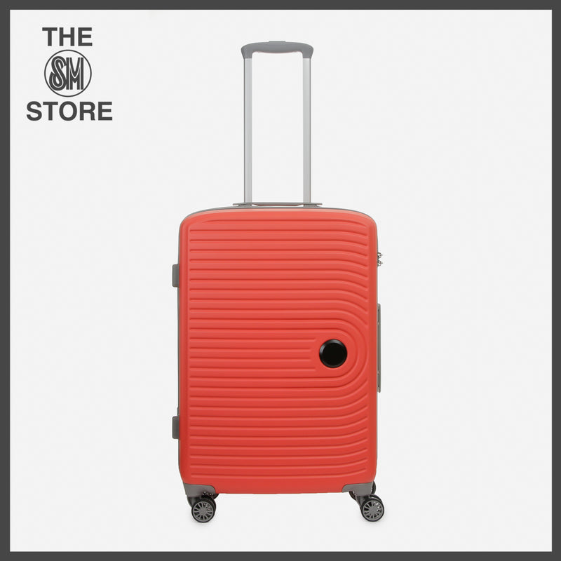 Travel Basic KX Hail 24-Inch Medium Hard Case Luggage in Coral