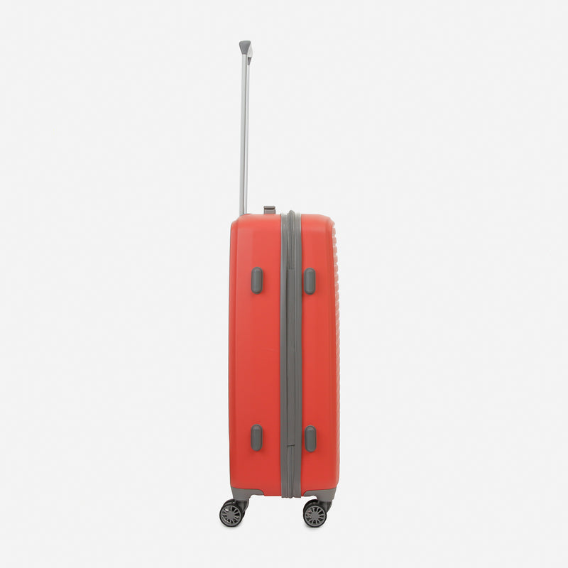 Travel Basic KX Hail 24-Inch Medium Hard Case Luggage in Coral