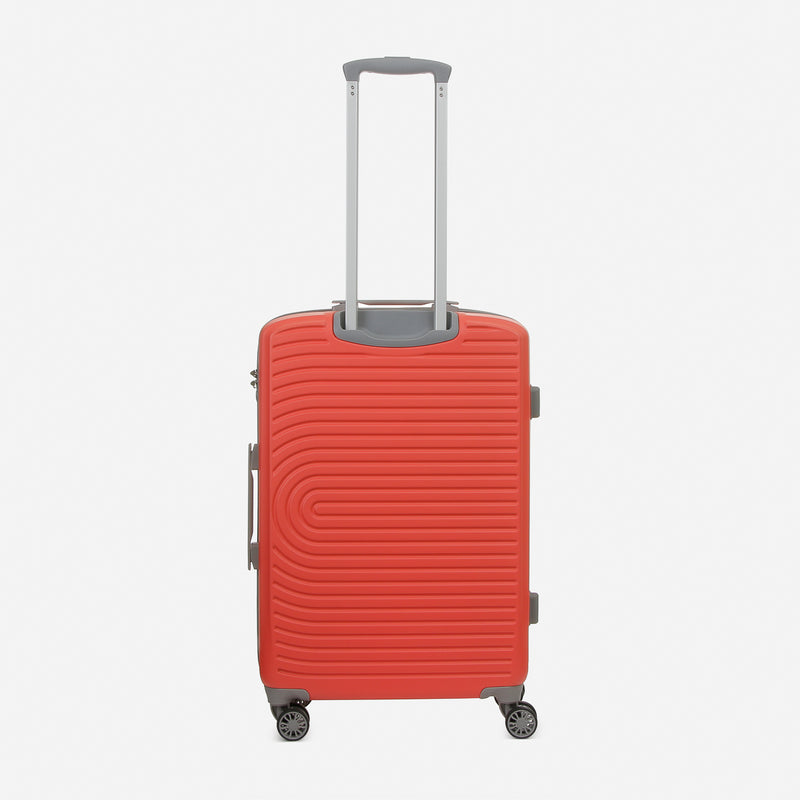 Travel Basic KX Hail 24-Inch Medium Hard Case Luggage in Coral