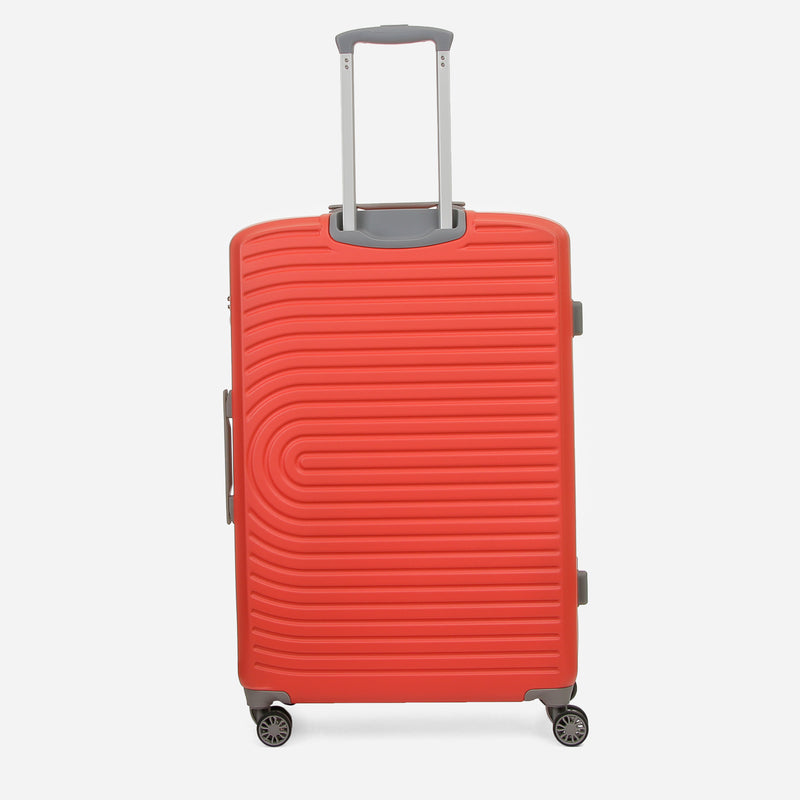 Travel Basic KX Hail 28-Inch Large Hard Case Luggage in Coral