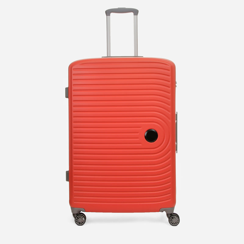 Travel Basic KX Hail 28-Inch Large Hard Case Luggage in Coral