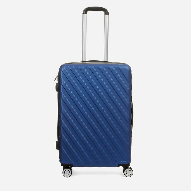 Travel Basic KX Easton 24-Inch Medium Hard Case Luggage in Blue