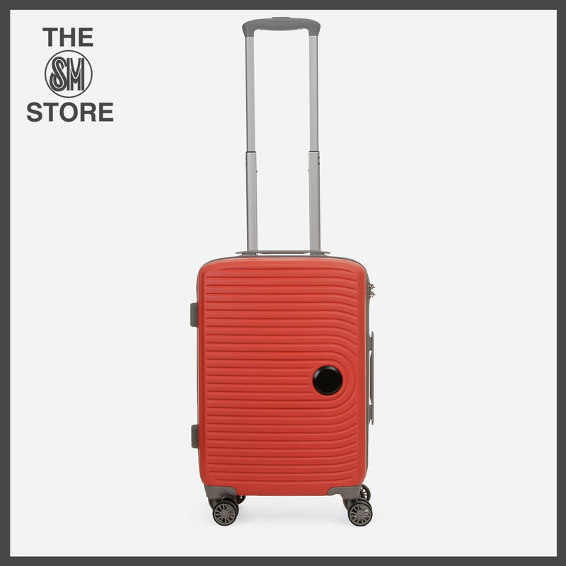 Travel Basic KX Hail 20-Inch Small Hard Case Luggage in Coral