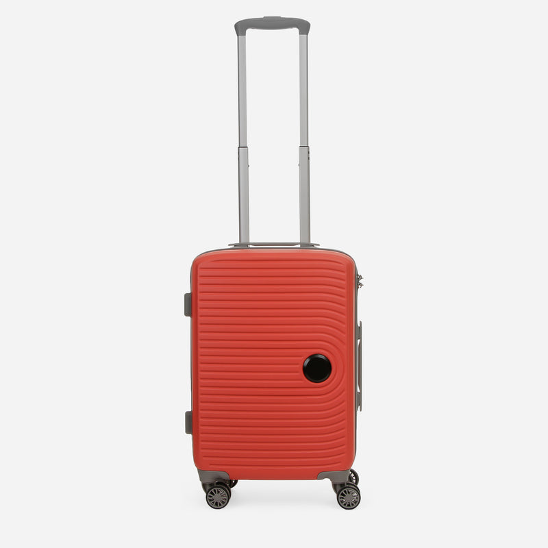 Travel Basic KX Hail 20-Inch Small Hard Case Luggage in Coral