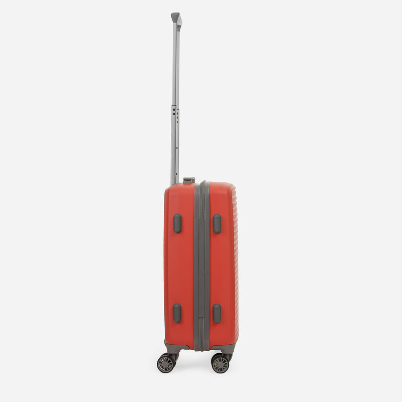 Travel Basic KX Hail 20-Inch Small Hard Case Luggage in Coral