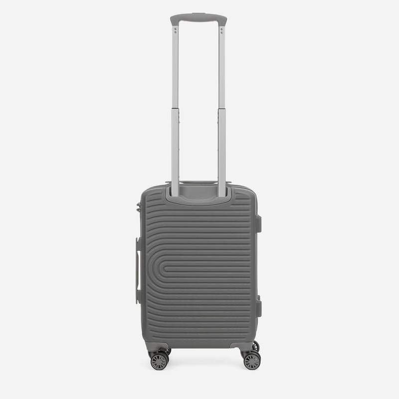 Travel Basic KX Hail 20-Inch Small Hard Case Luggage in Gray