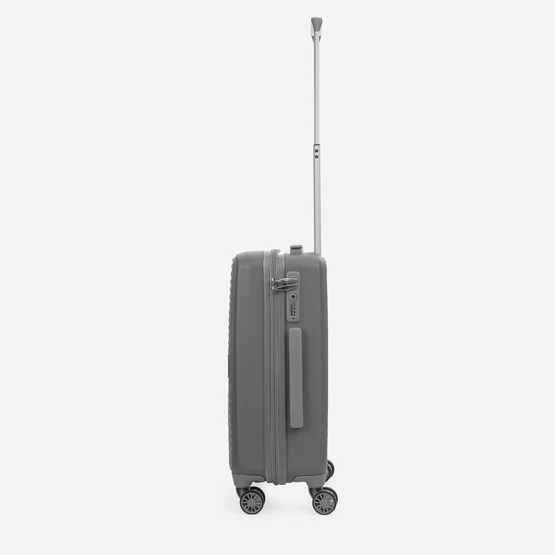 Travel Basic KX Hail 20-Inch Small Hard Case Luggage in Gray