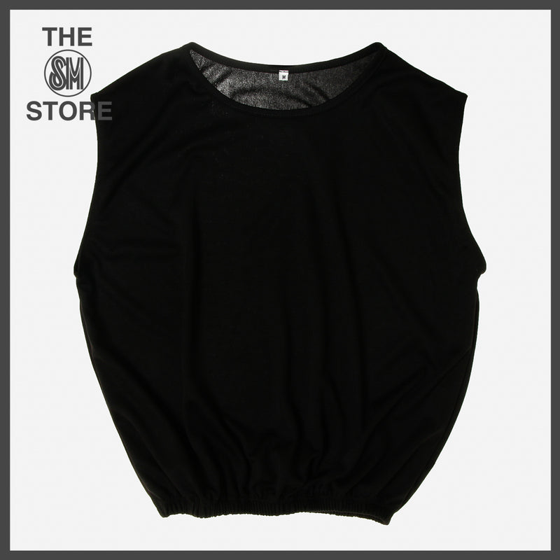 SmartBuy Ladies_ Stretchy Sleeveless Blouse in Black