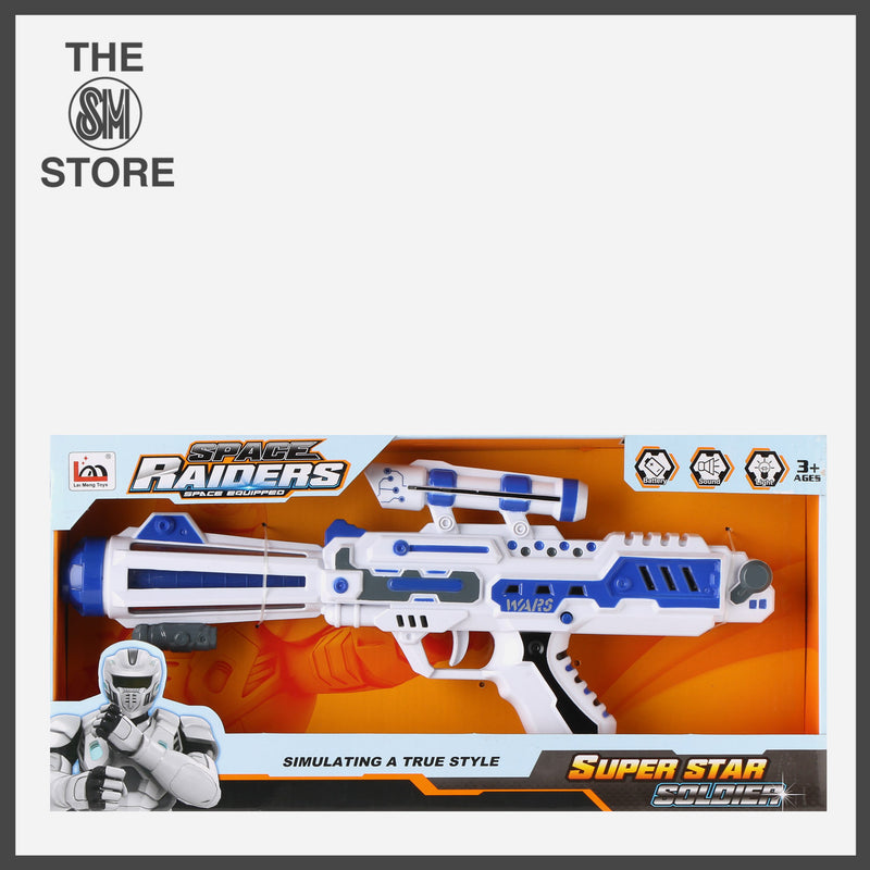 Toy Kingdom Space Raiders Equipped Gun 14in.