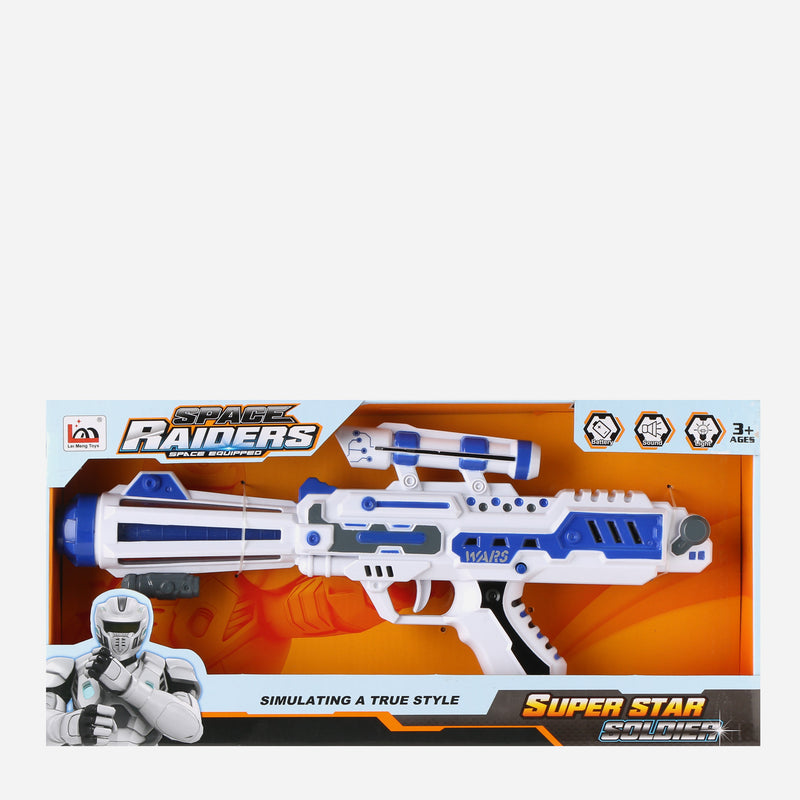 Toy Kingdom Space Raiders Equipped Gun 14in.