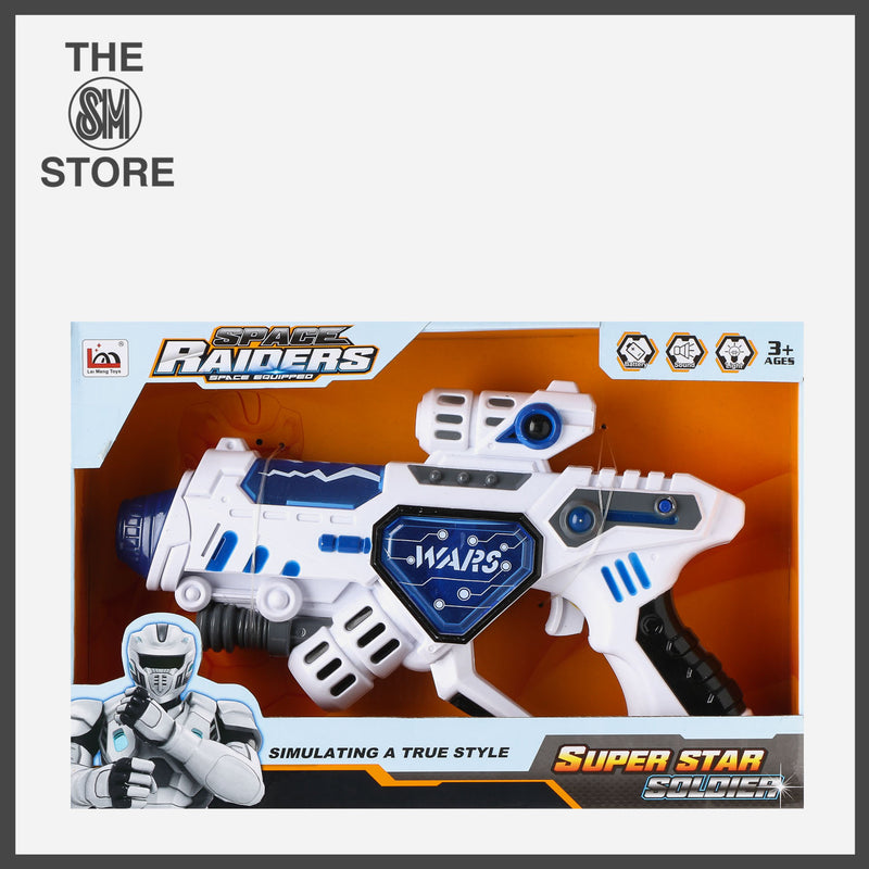 Toy Kingdom Space Raiders Equipped Gun 10in.