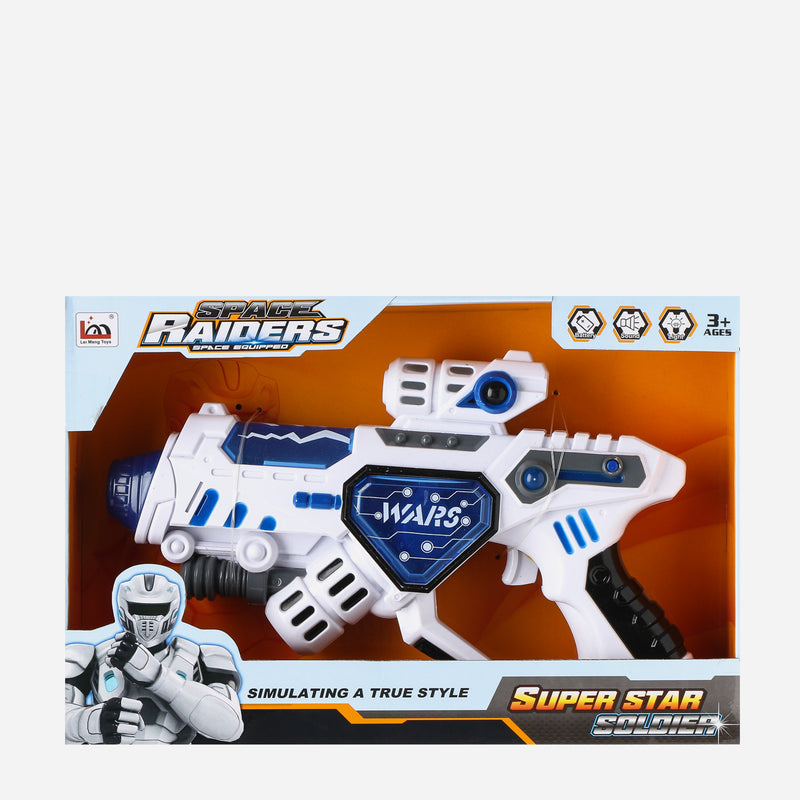 Toy Kingdom Space Raiders Equipped Gun 10in.