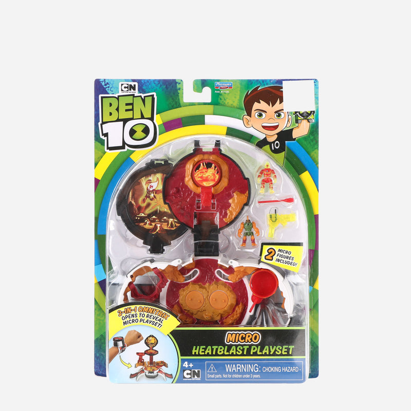 Ben 10 Micro Heatblast Play Set