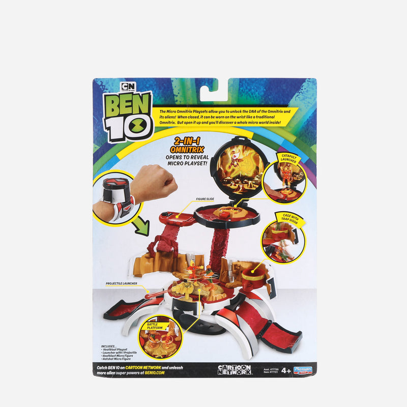 Ben 10 Micro Heatblast Play Set